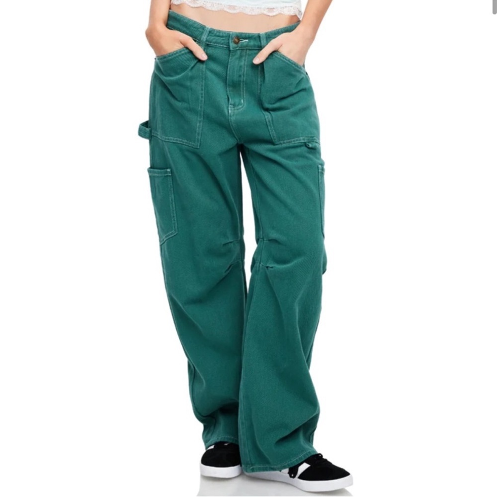 Lioness small Teal Cargo Pants EUC